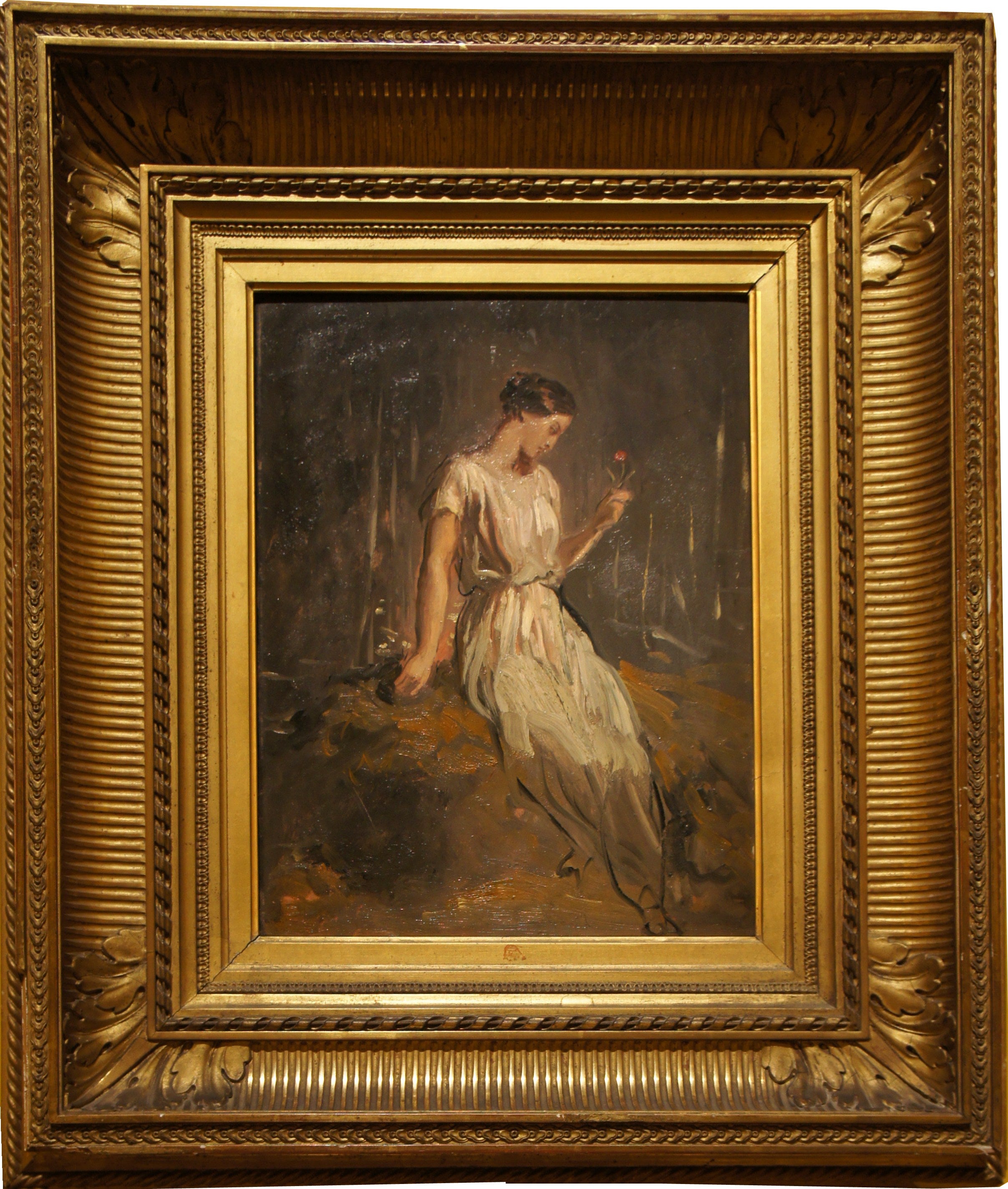 La Rêverie ou La Pensée. Esquisse. - Théodore Chassériau - Alpha Reproduction