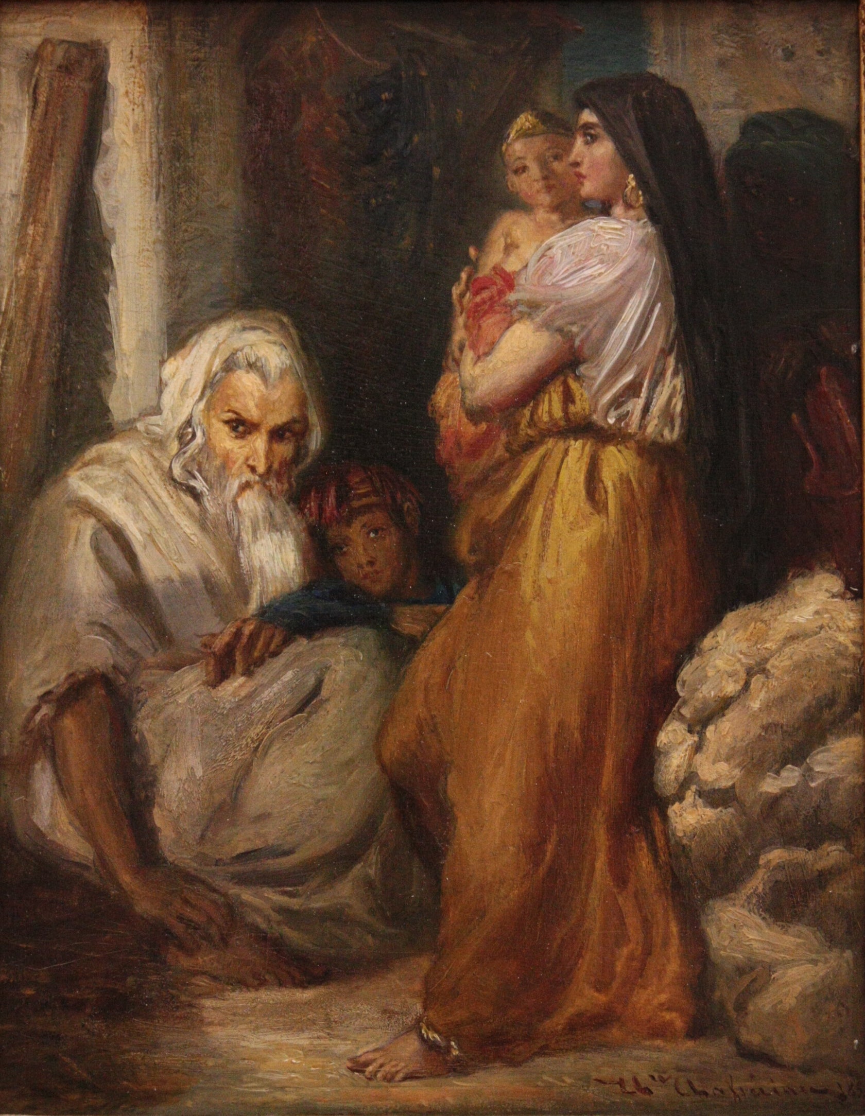 Intérieur juif à Constantine - Théodore Chassériau - Alpha Reproduction