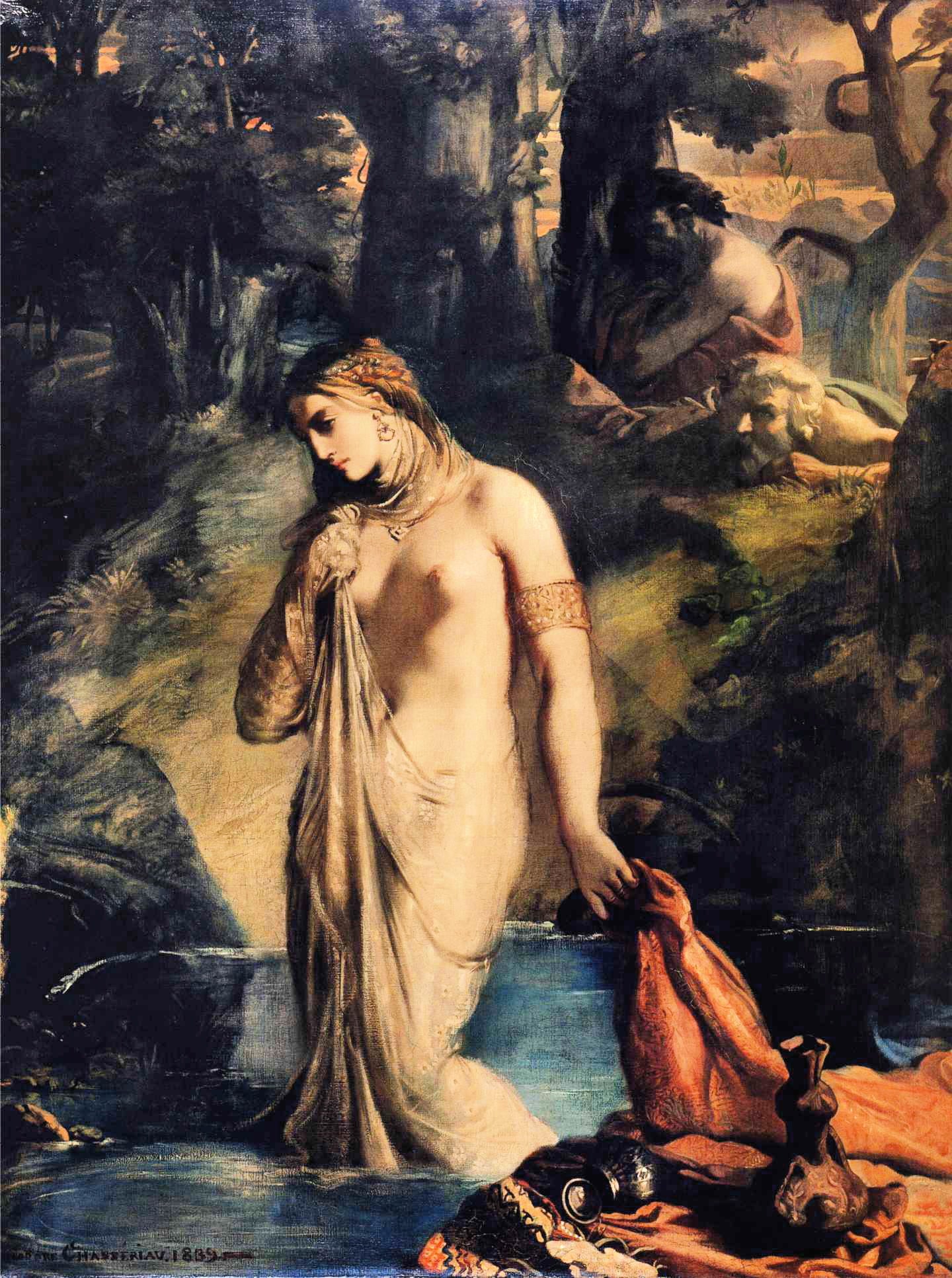 Suzanne au bain - Théodore Chassériau - Alpha Reproduction
