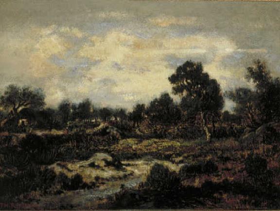 Paesaggio vicino a Fontainebleau - Théodore Rousseau