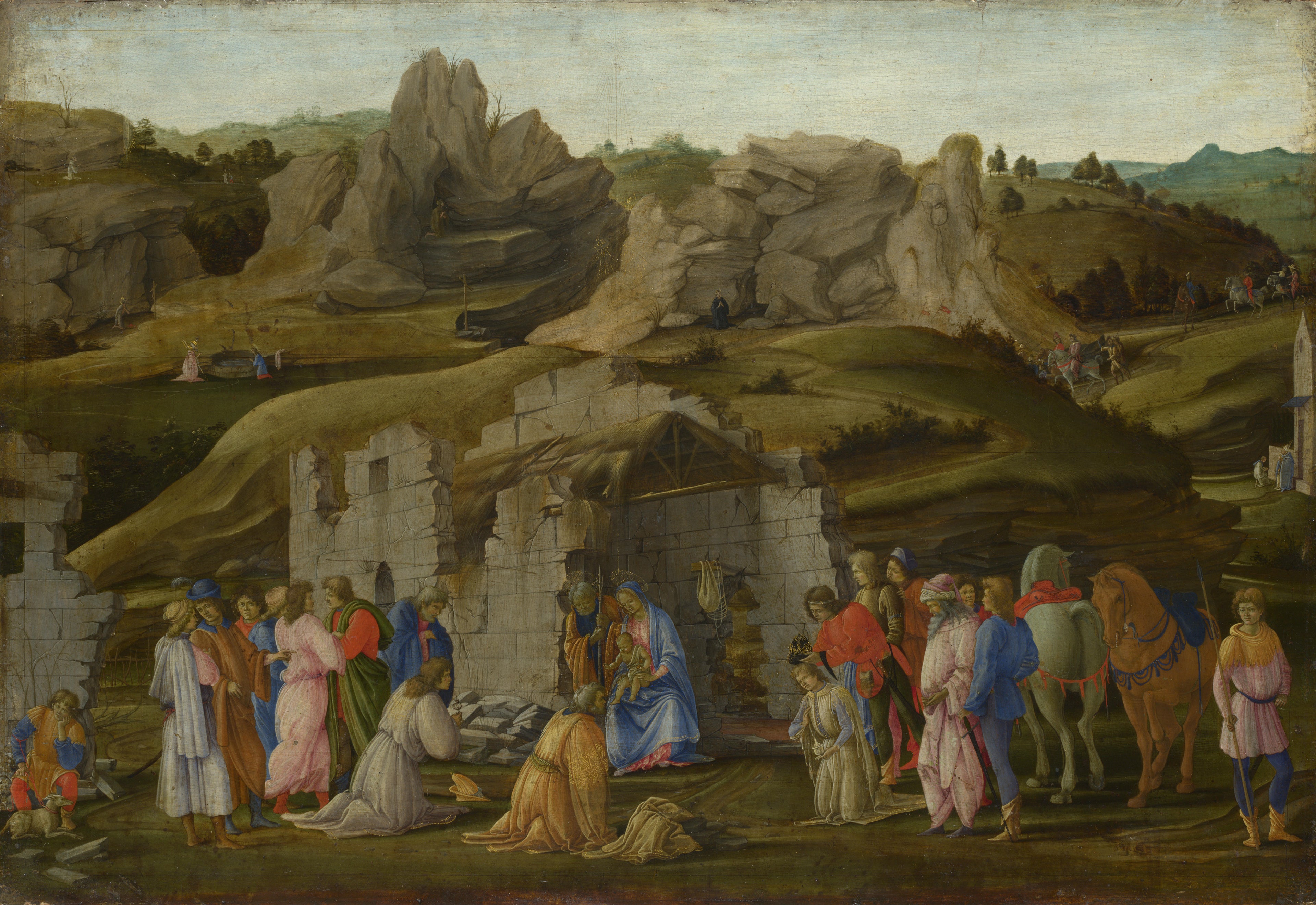 Adoration des mages - Filippino Lippi