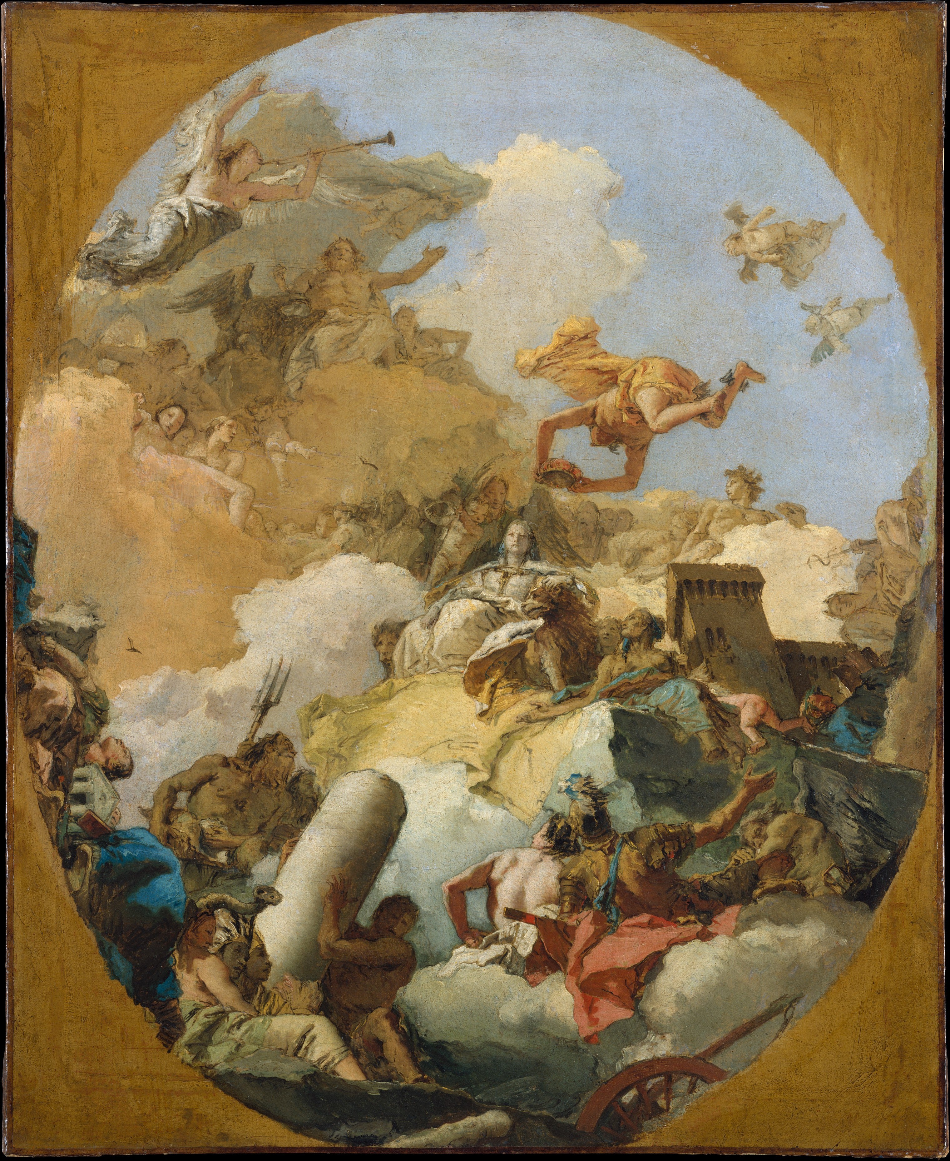 L'apothéose de la monarchie espagnole - Giovanni Battista Tiepolo