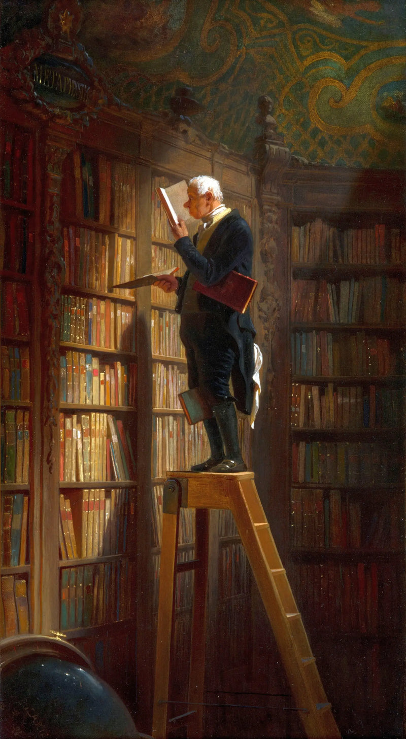 Il Ratto di biblioteca - Carl Spitzweg
