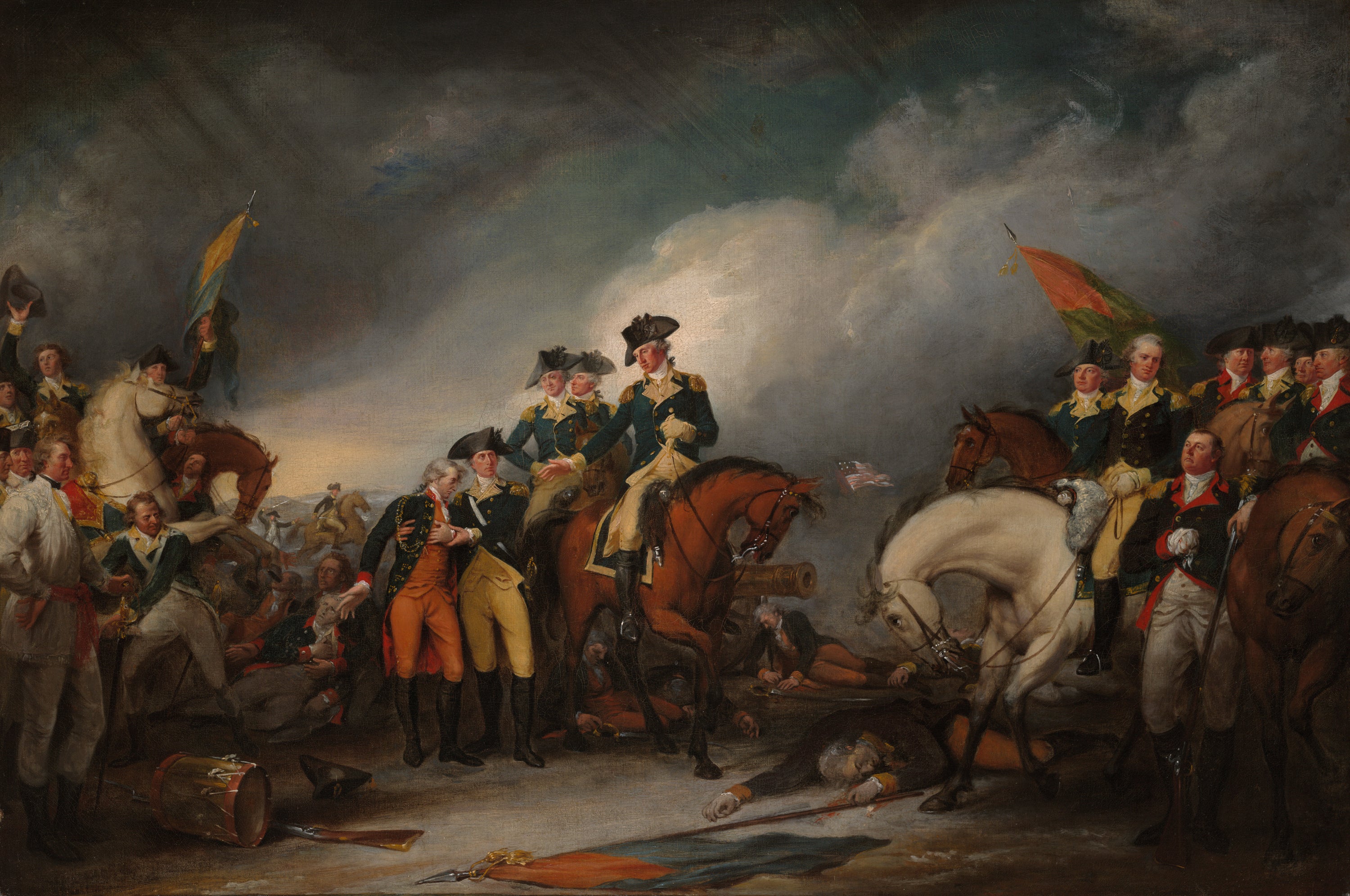 La prise des Hessois à Trenton, le 26 décembre 1776 - John Trumbull
