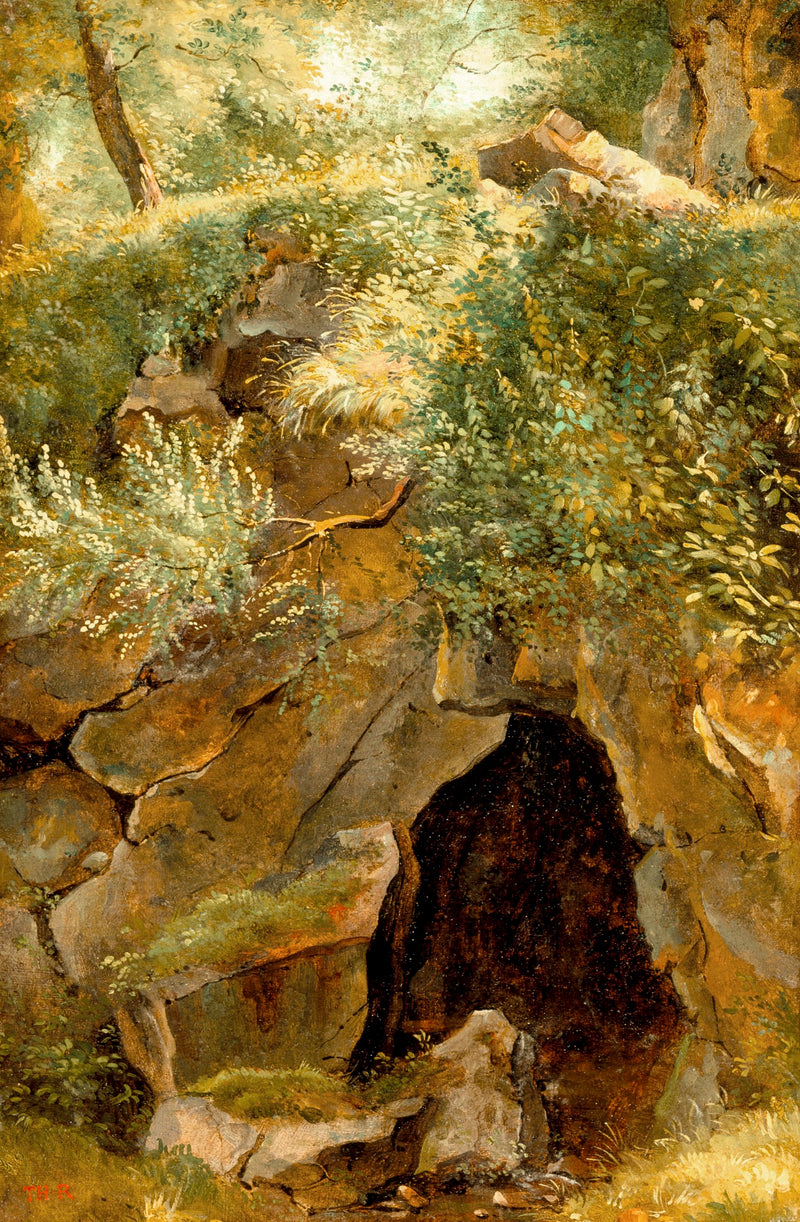 La grotta - Théodore Rousseau
