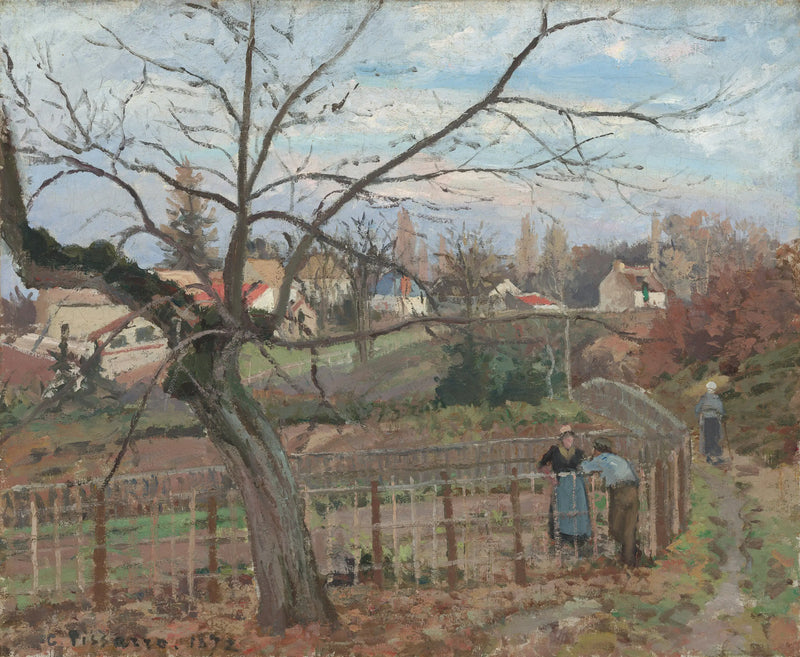La recinzione - Camille Pissarro
