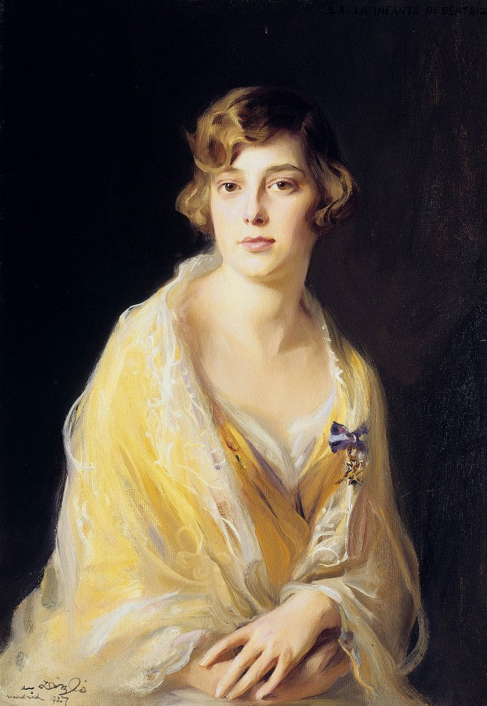 Ritratto dell'Infanta Beatrice di Borbone - Filippo de Laszlo