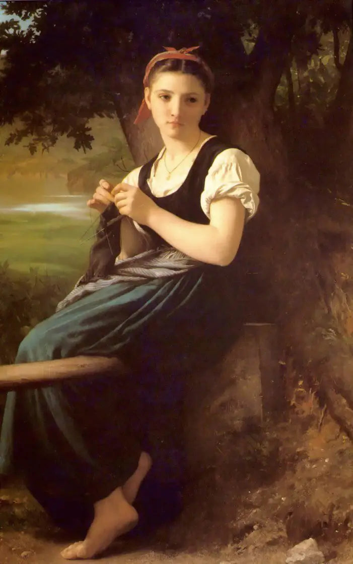 La Magliaia - Bouguereau
