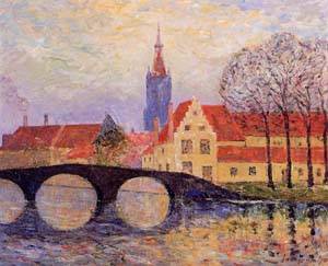 Il Ponte Leguenay a Bruges - Maxime Maufra