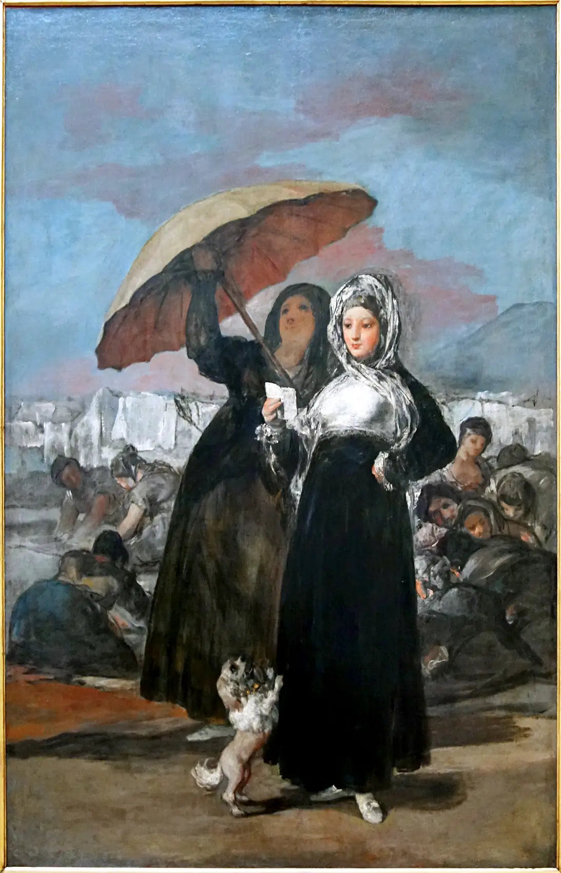 Reproduction du tableau « La Lettre - Francisco de Goya » par Alpha Reproduction en peinture à l’huile