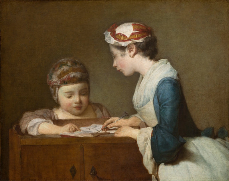 La petite maîtresse d'école - Jean Simeón Chardin