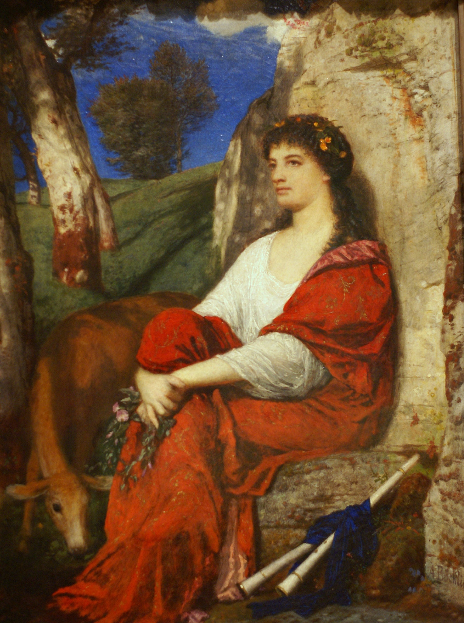 La Muse Euterpe - Arnold Böcklin