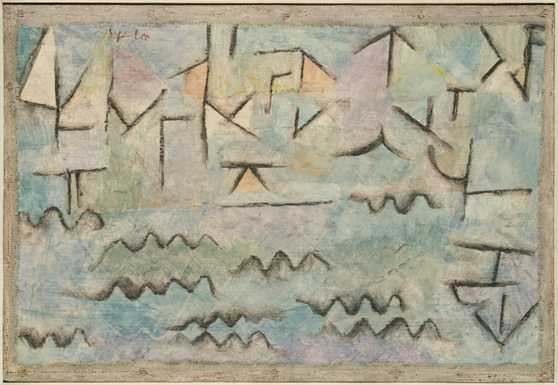 Il Reno a Duisburg - Paul Klee