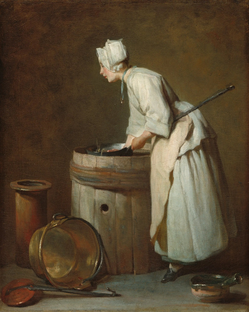 La servante de cucina - Jean Simeón Chardin