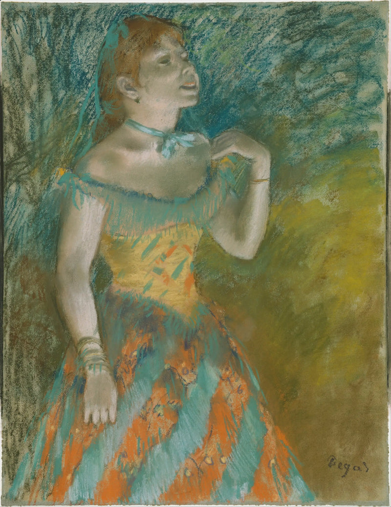 Il cantante in verde - Edgar Degas