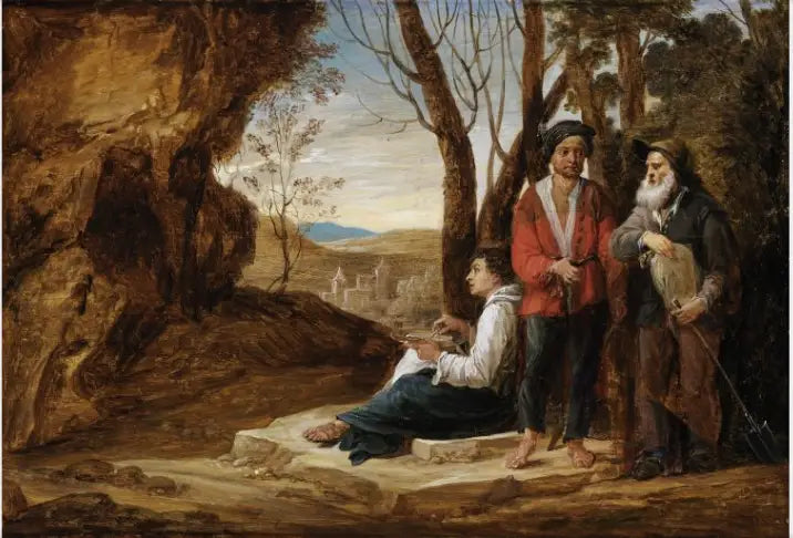 Les Trois Philosophes - David Teniers le Jeune - Alpha Reproduction
