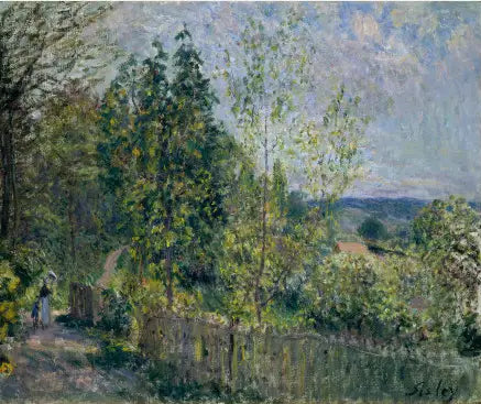 La strada dei boschi - Alfred Sisley
