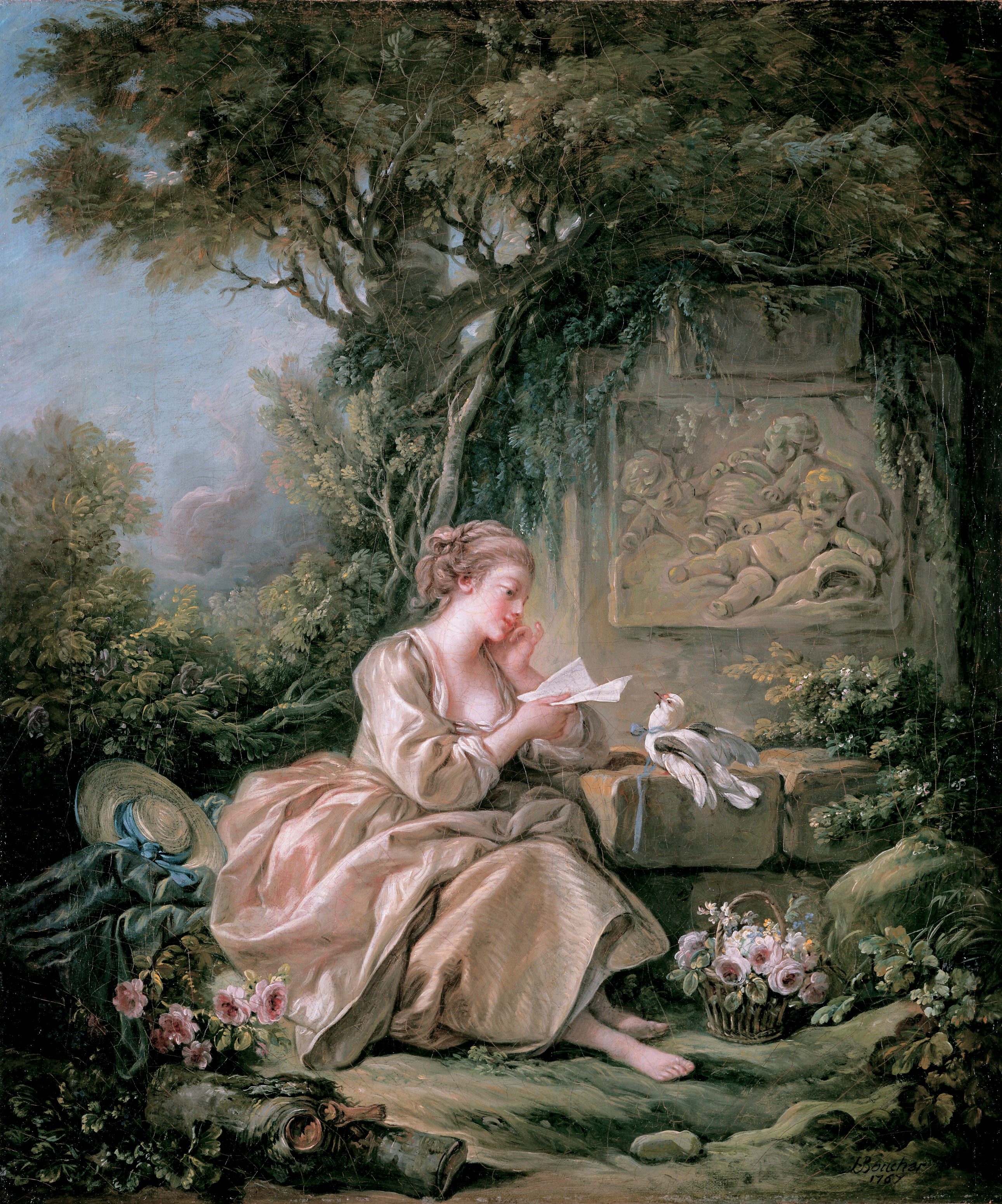 Le messager discret - François Boucher