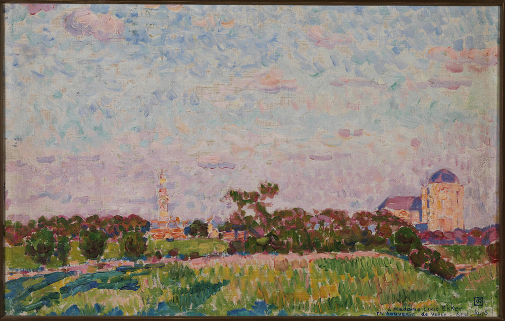 Vue de Veere - Théo van Rysselberghe - Alpha Reproduction