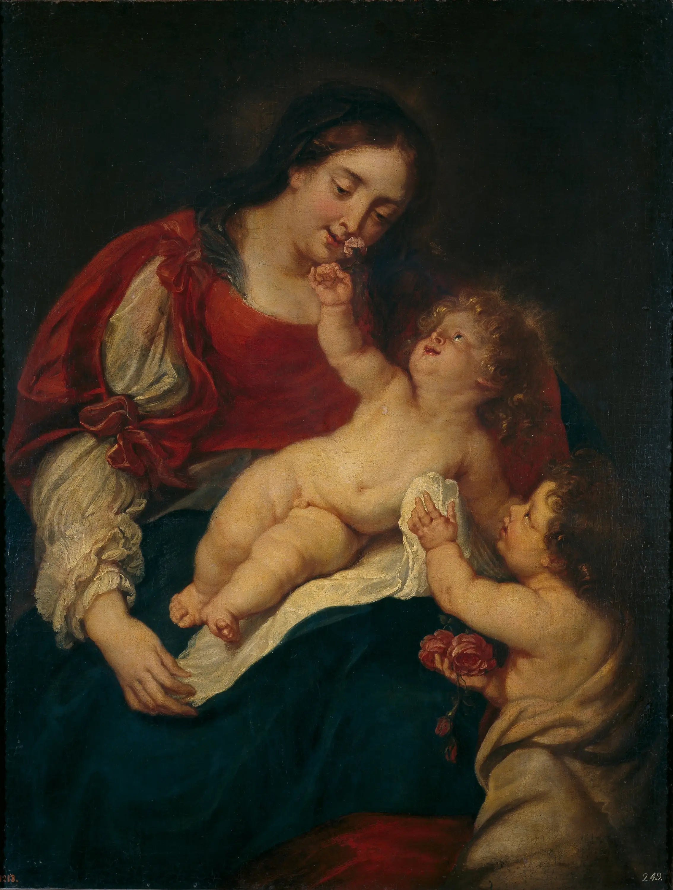 La Madone aux roses - Antoine van Dyck - Alpha Reproduction