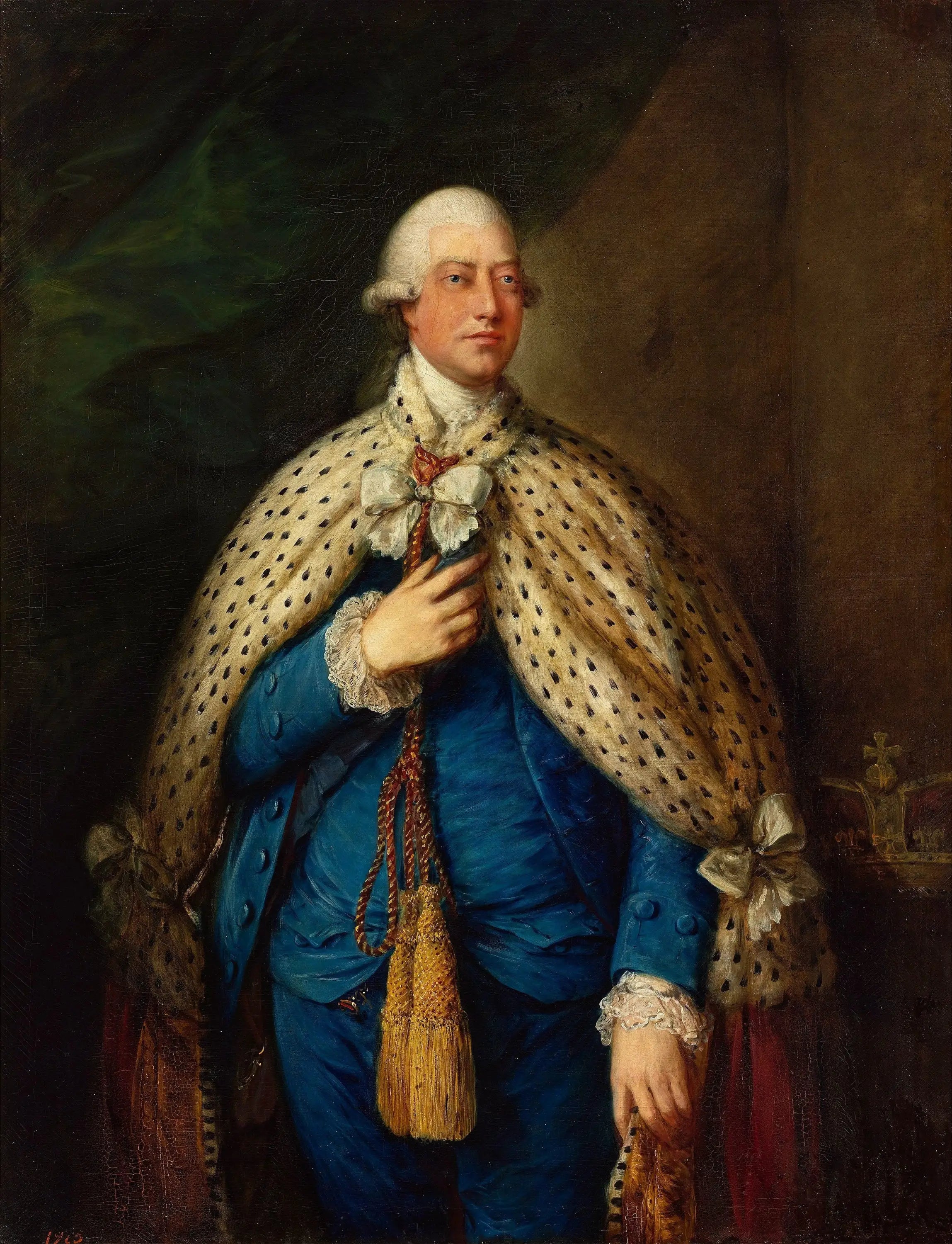 Portrait de George III du Royaume-Uni dans des robes parlementaires - Thomas Gainsborough - Alpha Reproduction