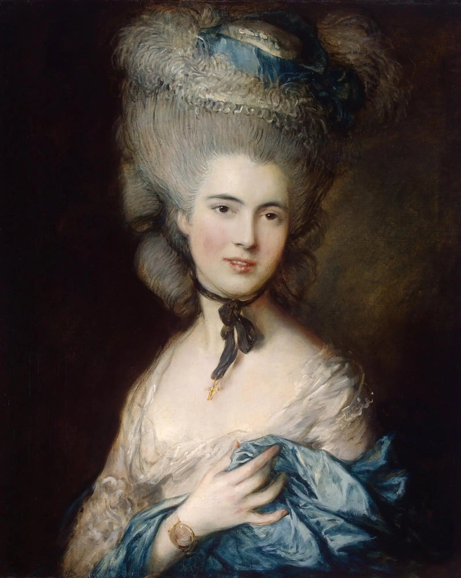 La Femme en bleu - Thomas Gainsborough - Alpha Reproduction