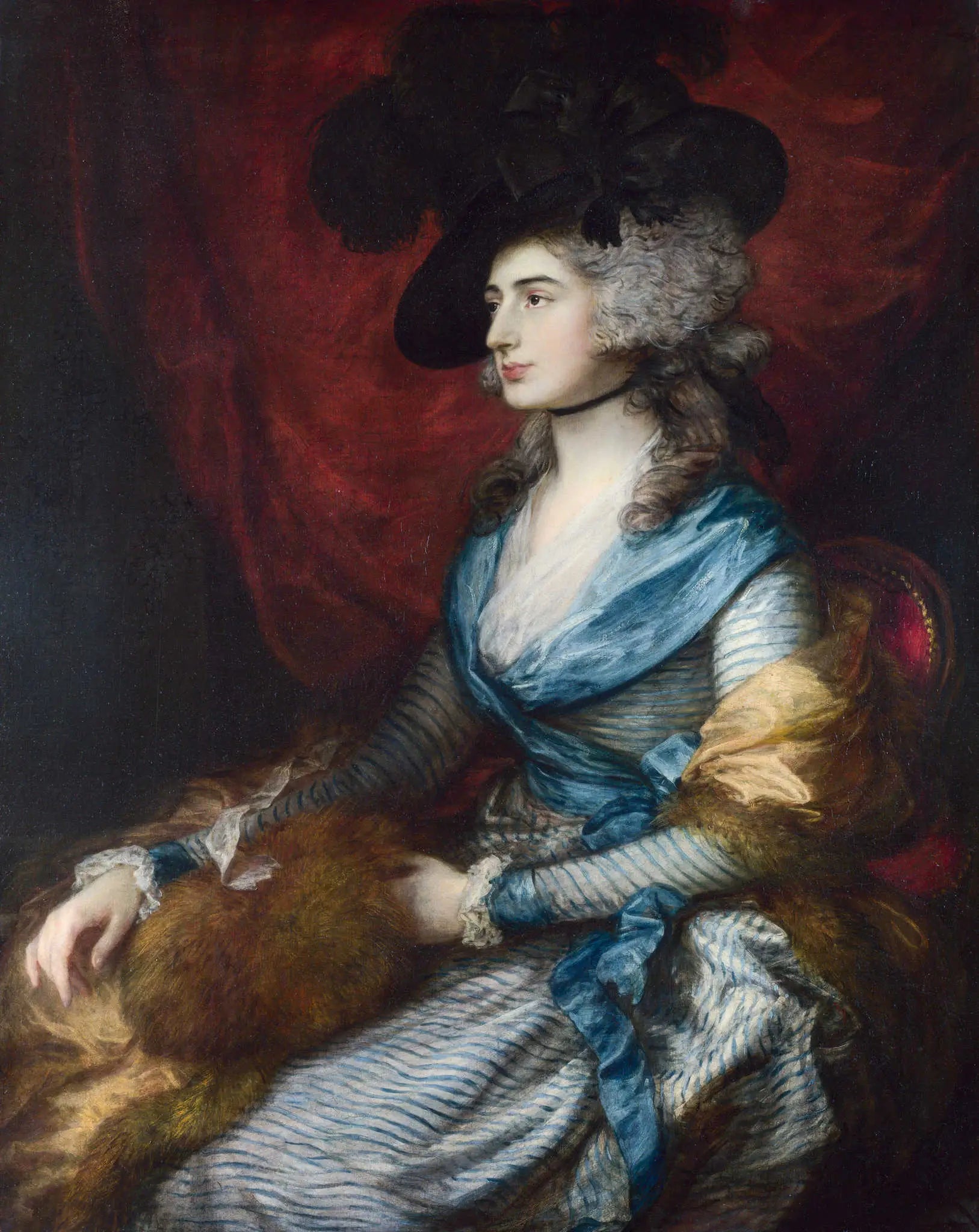 Mme Siddons - Thomas Gainsborough - Alpha Reproduction