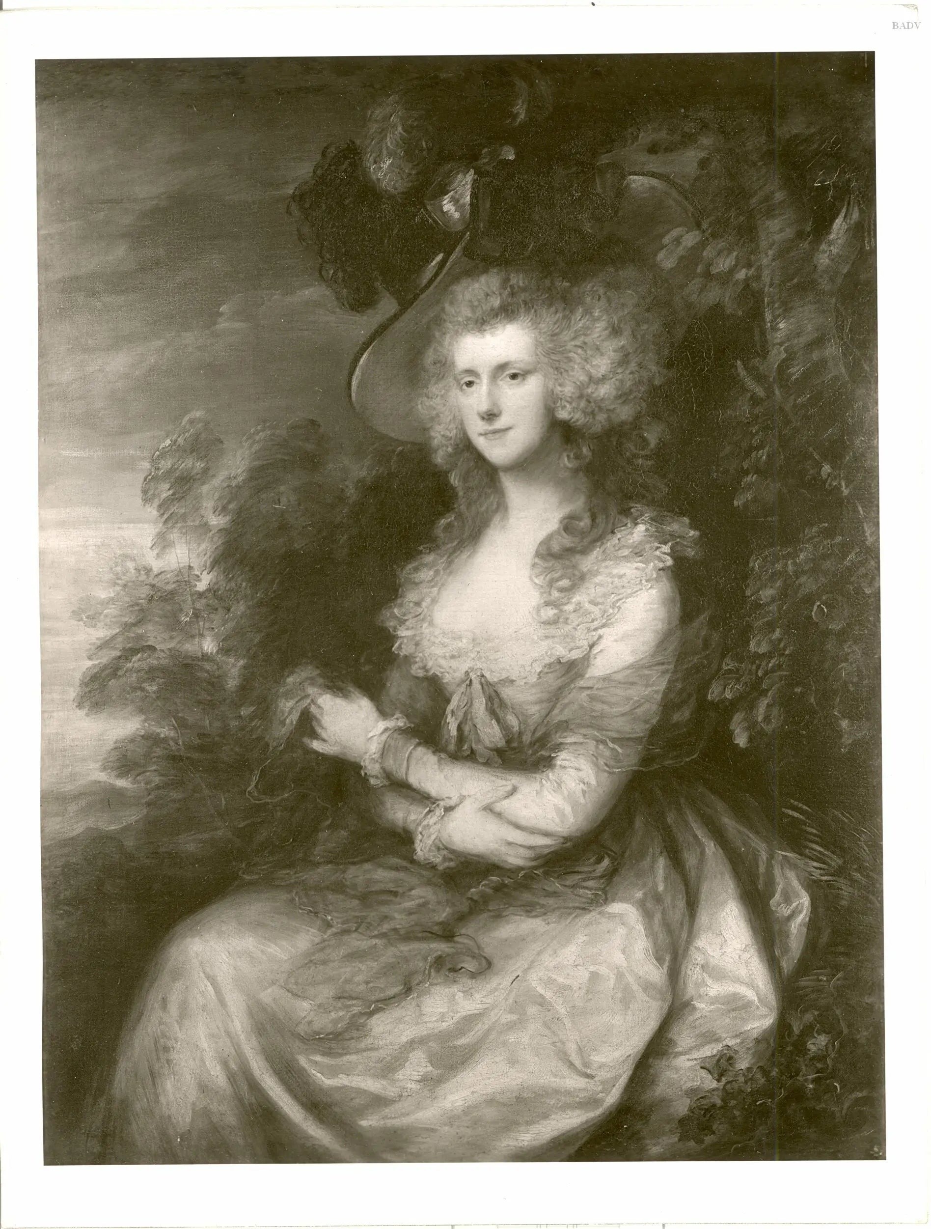 Portrait de Lady Hibbert - Thomas Gainsborough - Alpha Reproduction