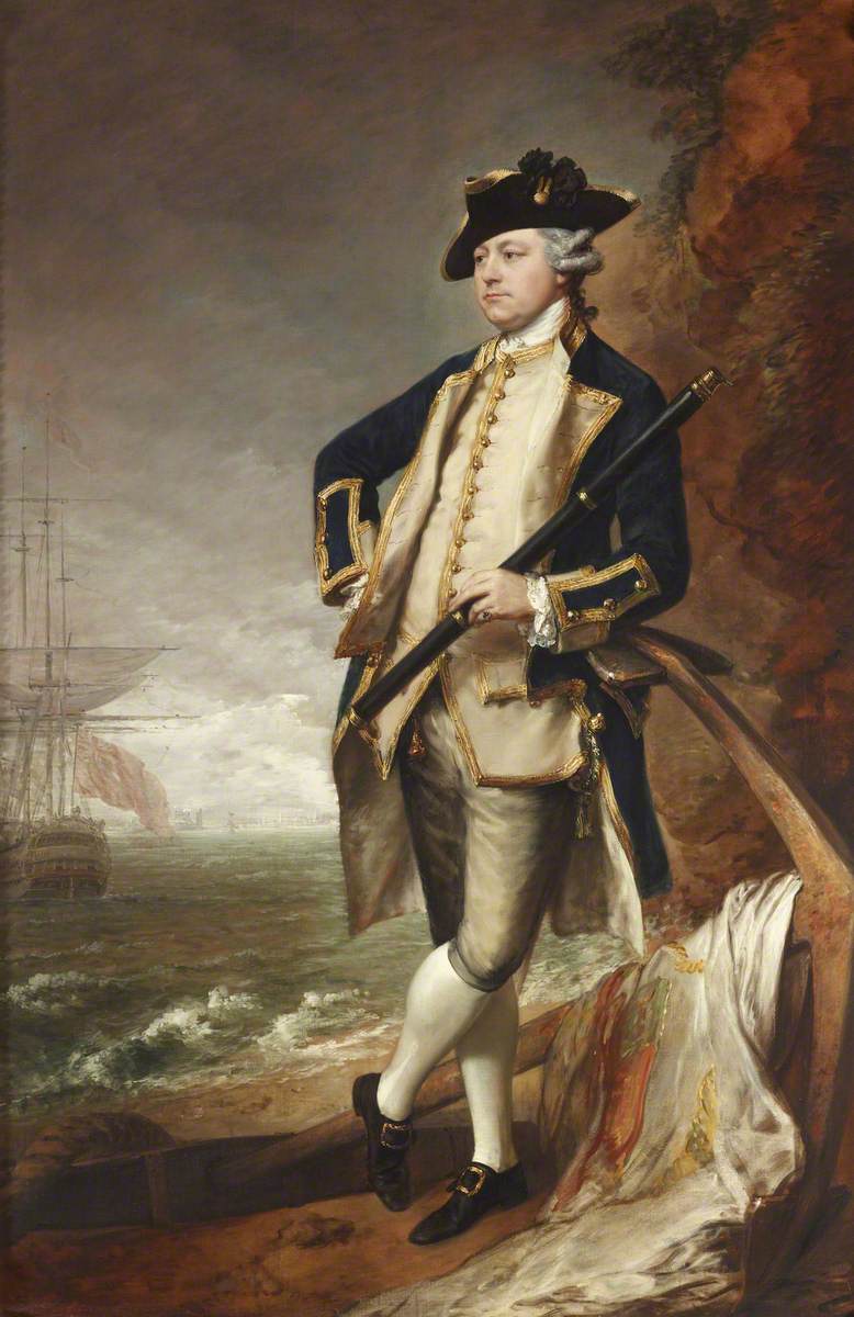 Commodore l'honorable Augustus Hervey, plus tard vice-amiral et 3e comte de Bristol (1724-1779) - Thomas Gainsborough
