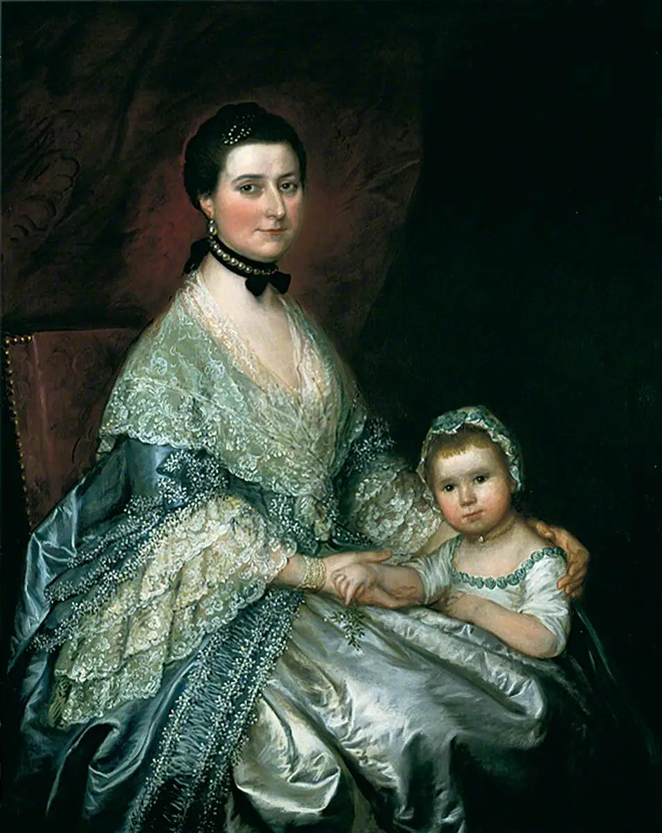 Mme Bedingfield et sa fille - Thomas Gainsborough - Alpha Reproduction