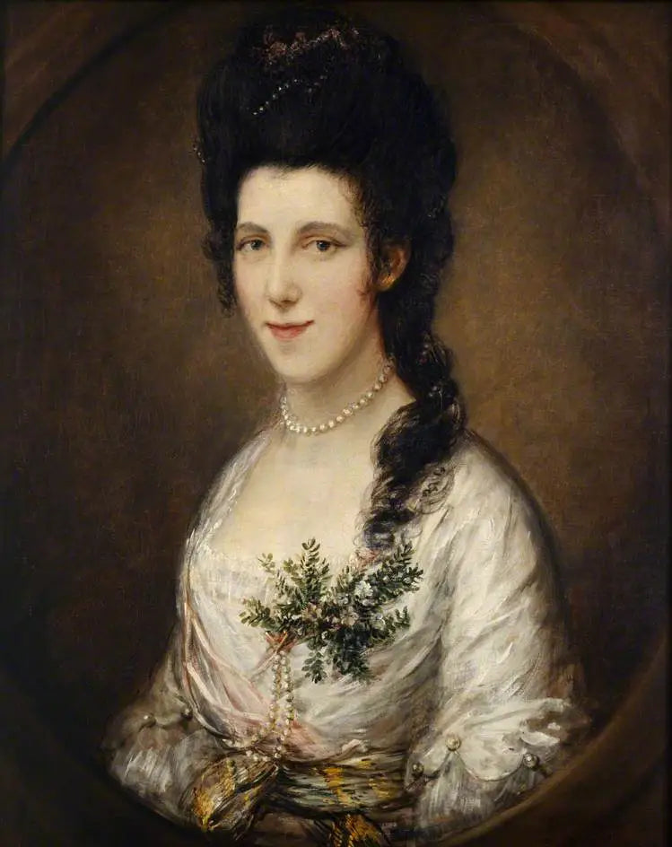 Peut-être Mme Henry Broughton (vers 1750–1839) - Thomas Gainsborough - Alpha Reproduction