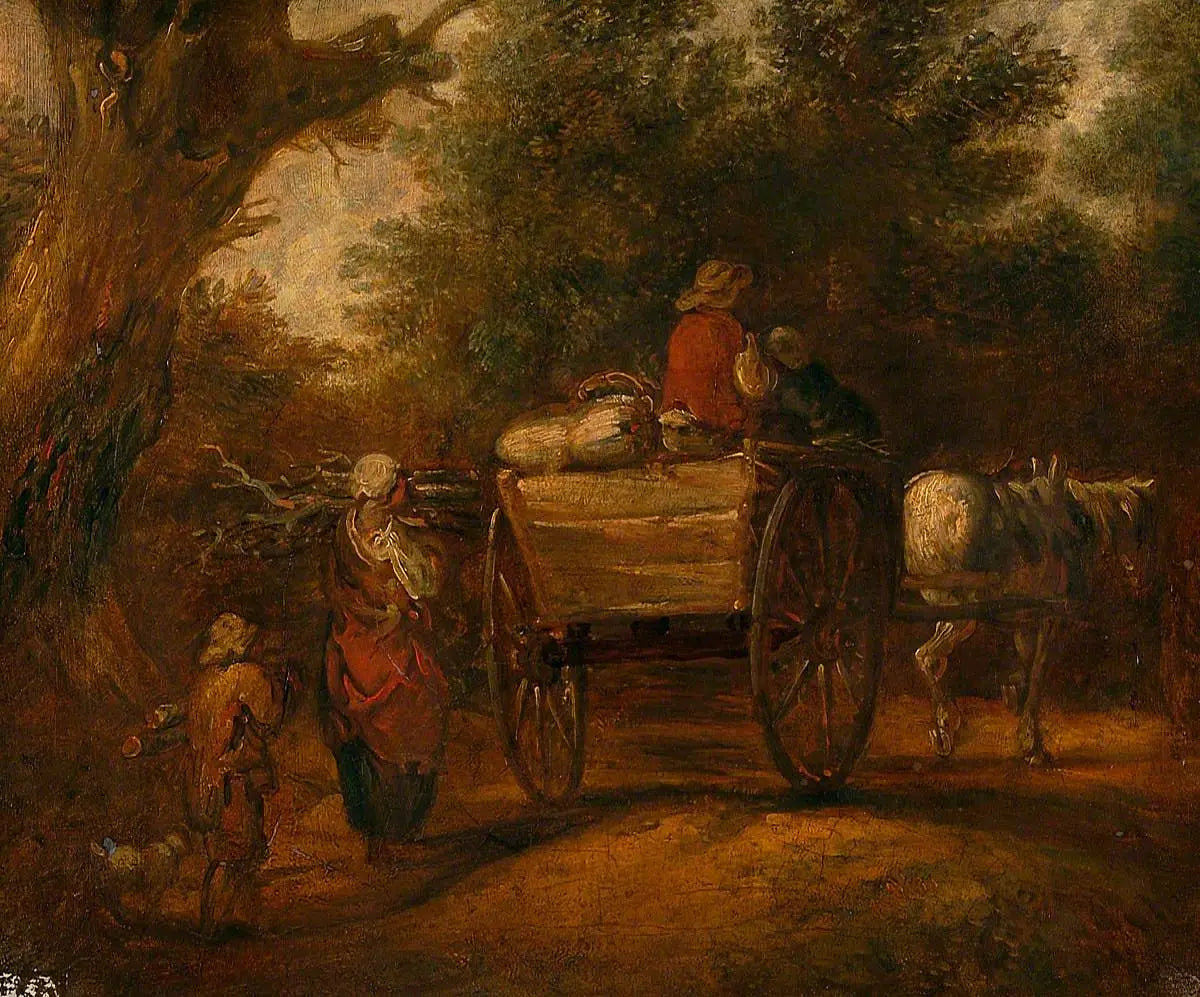 Une charrette de campagne - Thomas Gainsborough - Alpha Reproduction