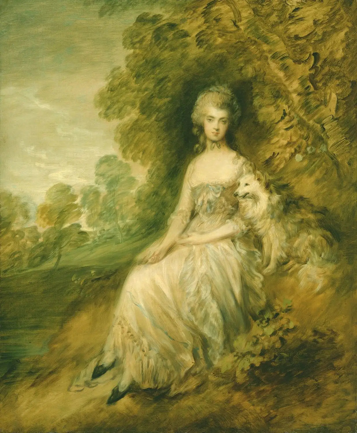 Mme Mary Robinson (1758-1800) - Thomas Gainsborough - Alpha Reproduction