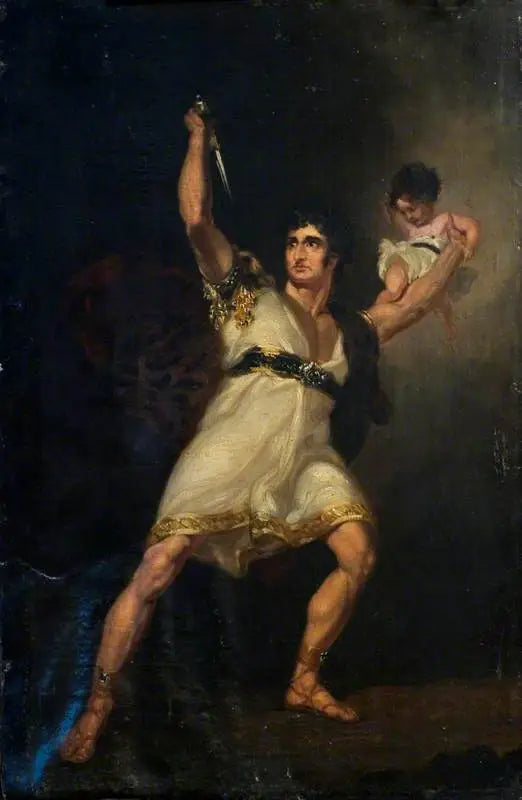 John Philip Kemble (1757–1823) dans le rôle de Rolla dans « Pizarro » Adapté par Richard Brinsley Sheridan de « Die