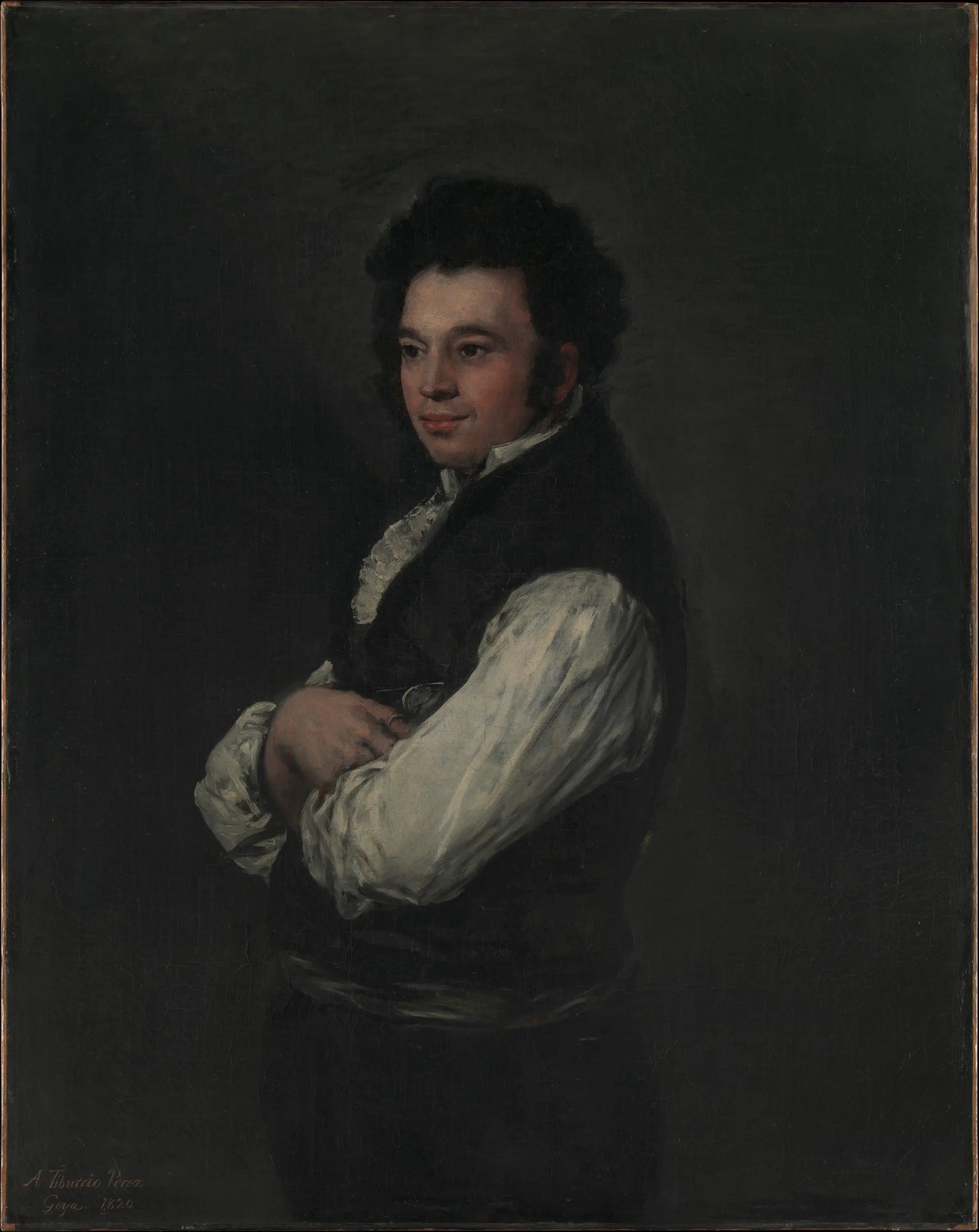 Reproduction du tableau « Portrait de Tiburcio Pérez y Cuervo, l'architecte - Francisco de Goya » par Alpha Reproduction en peinture à l’huile