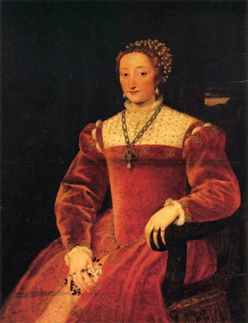 Portrait de Giulia Varano - Titian - Alpha Reproduction