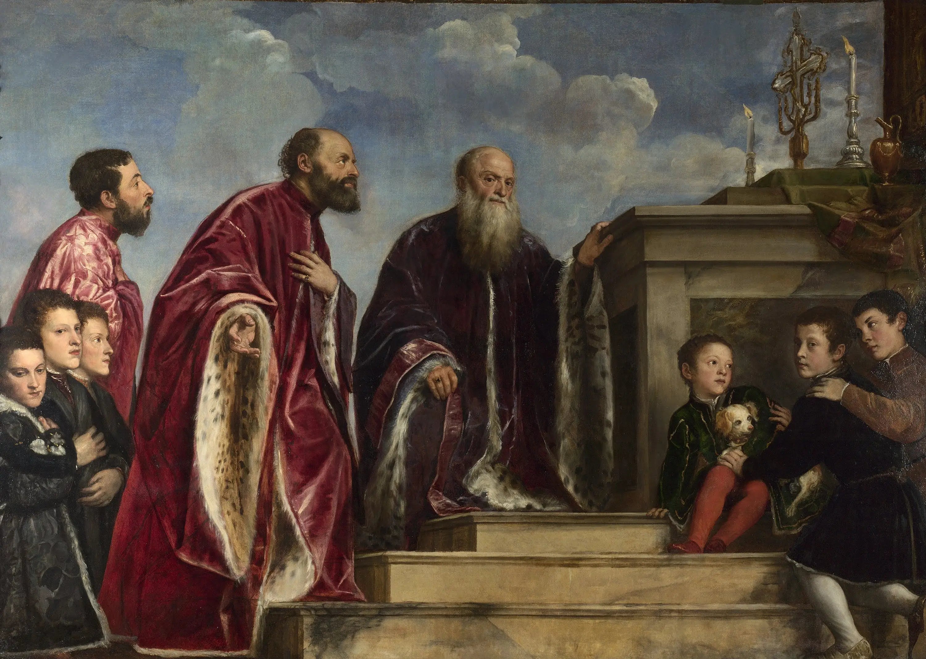 Portrait de la famille Vendramin - Titian - Alpha Reproduction