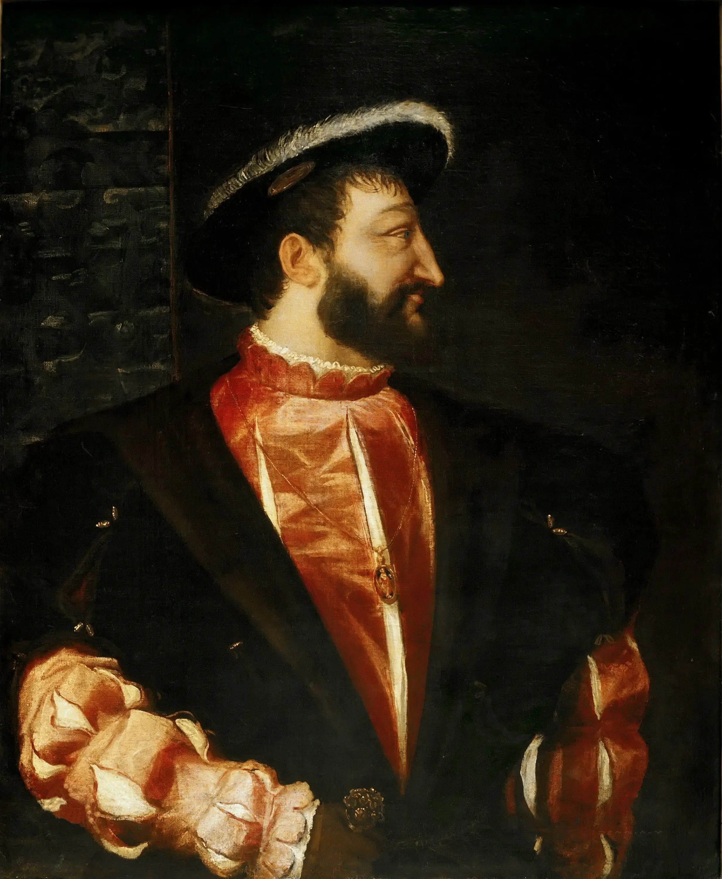 Portrait de François Ier - Titian - Alpha Reproduction