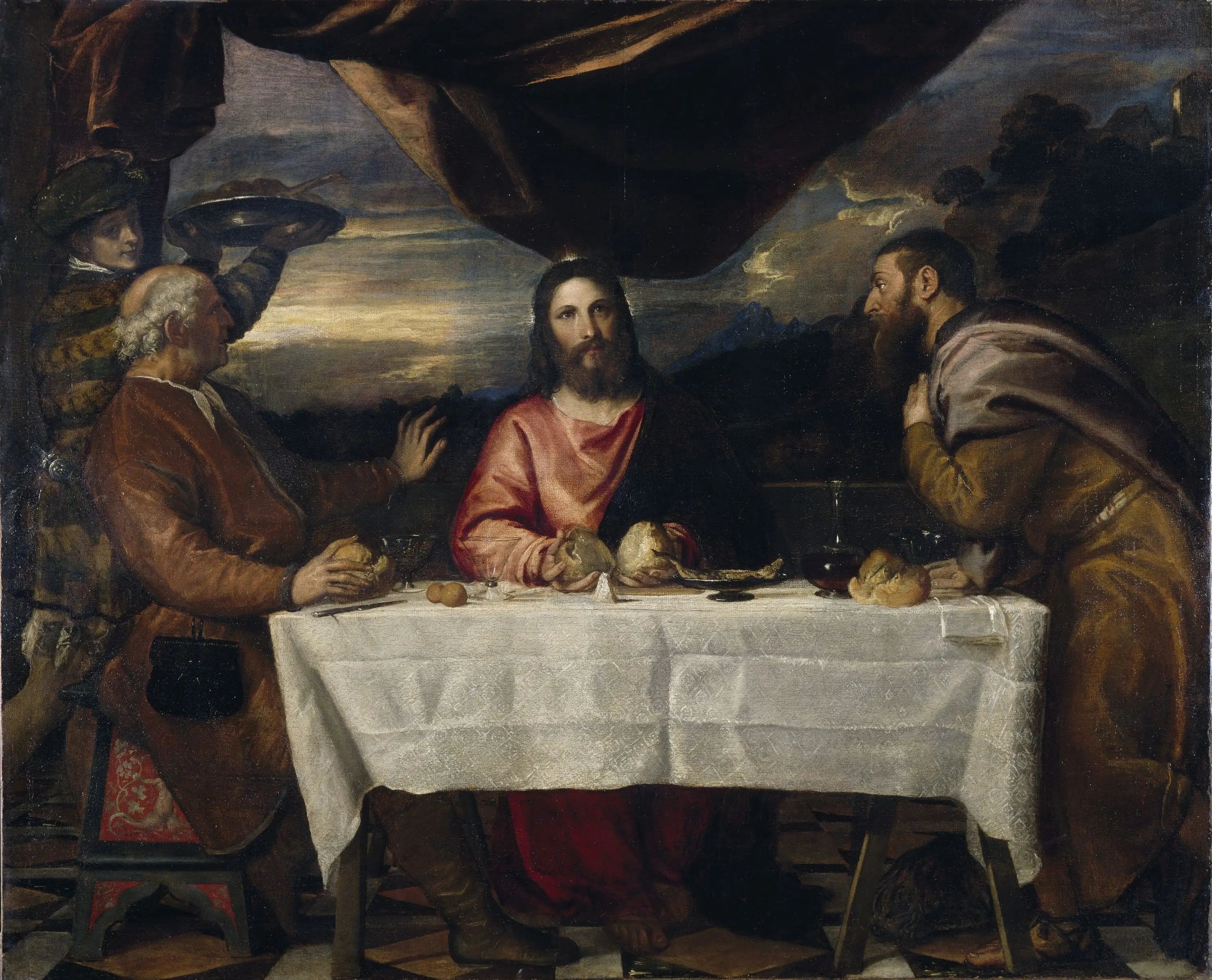 Le Souper à Emmaüs - Titian - Alpha Reproduction