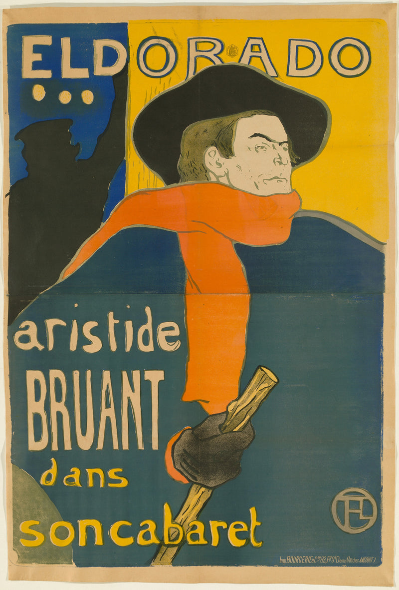 Eldorado : Aristide Bruant dans son cabaret - Henri de Toulouse-Lautrec