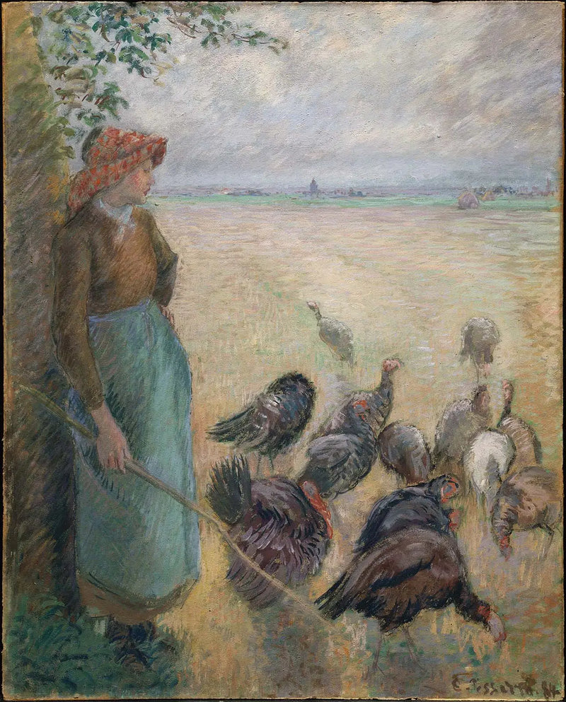 Ragazza di Turchia - Camille Pissarro