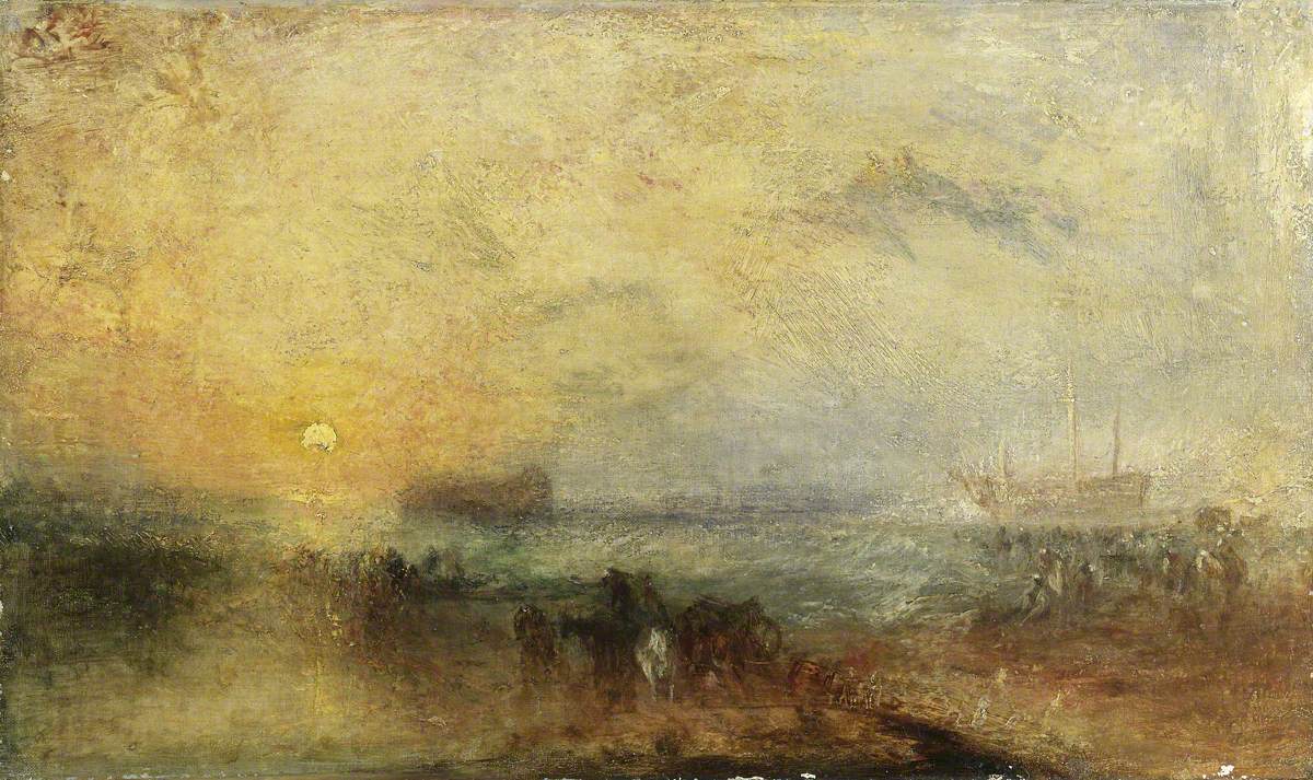 Reproduction du tableau « The Morning after the Storm - J. M. W. Turner » par Alpha Reproduction en peinture à l’huile