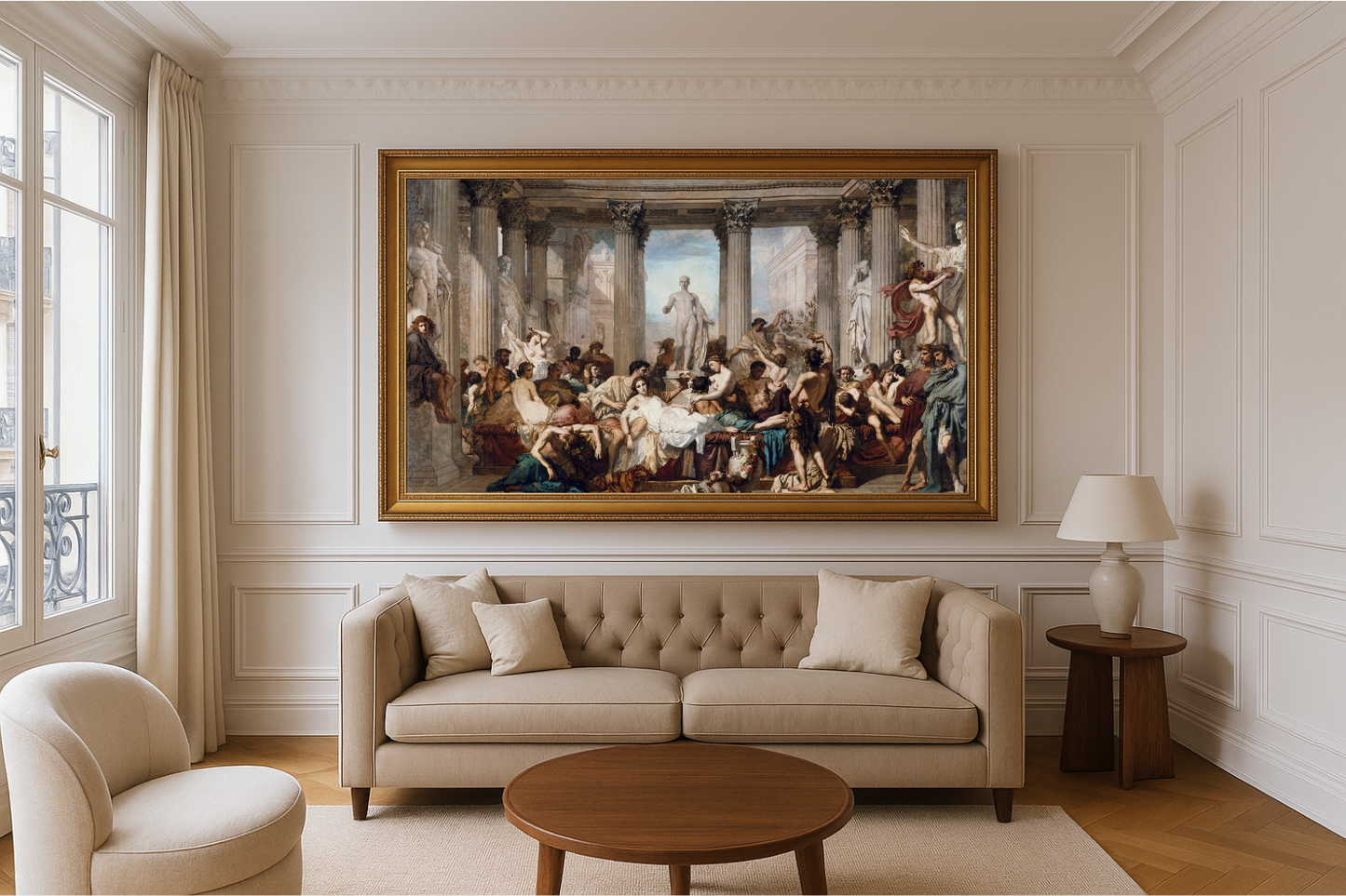 I Romani della decadenza - Thomas Couture (1847)