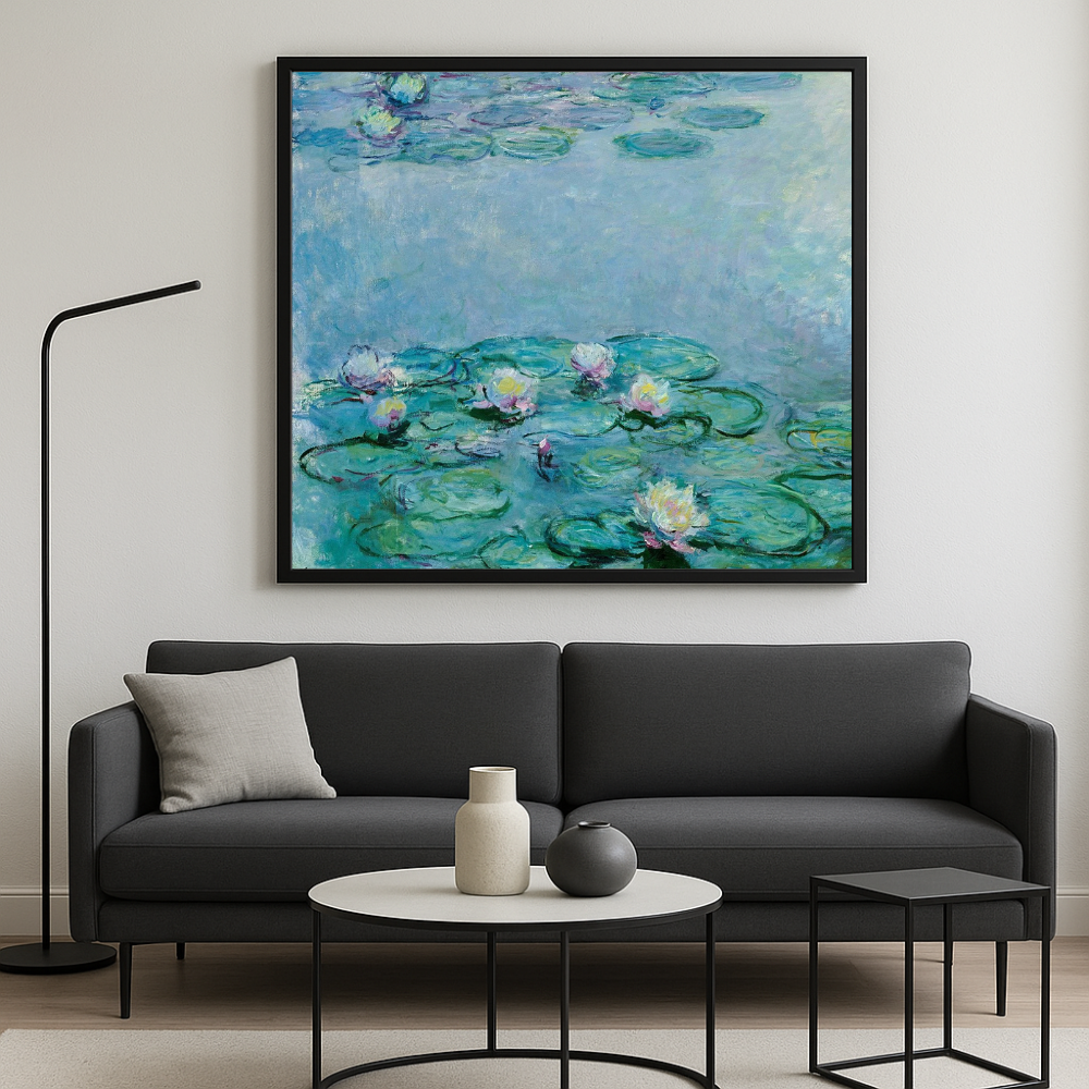 🌸 Ninfee – Dettaglio di fiori in primo piano, Claude Monet
