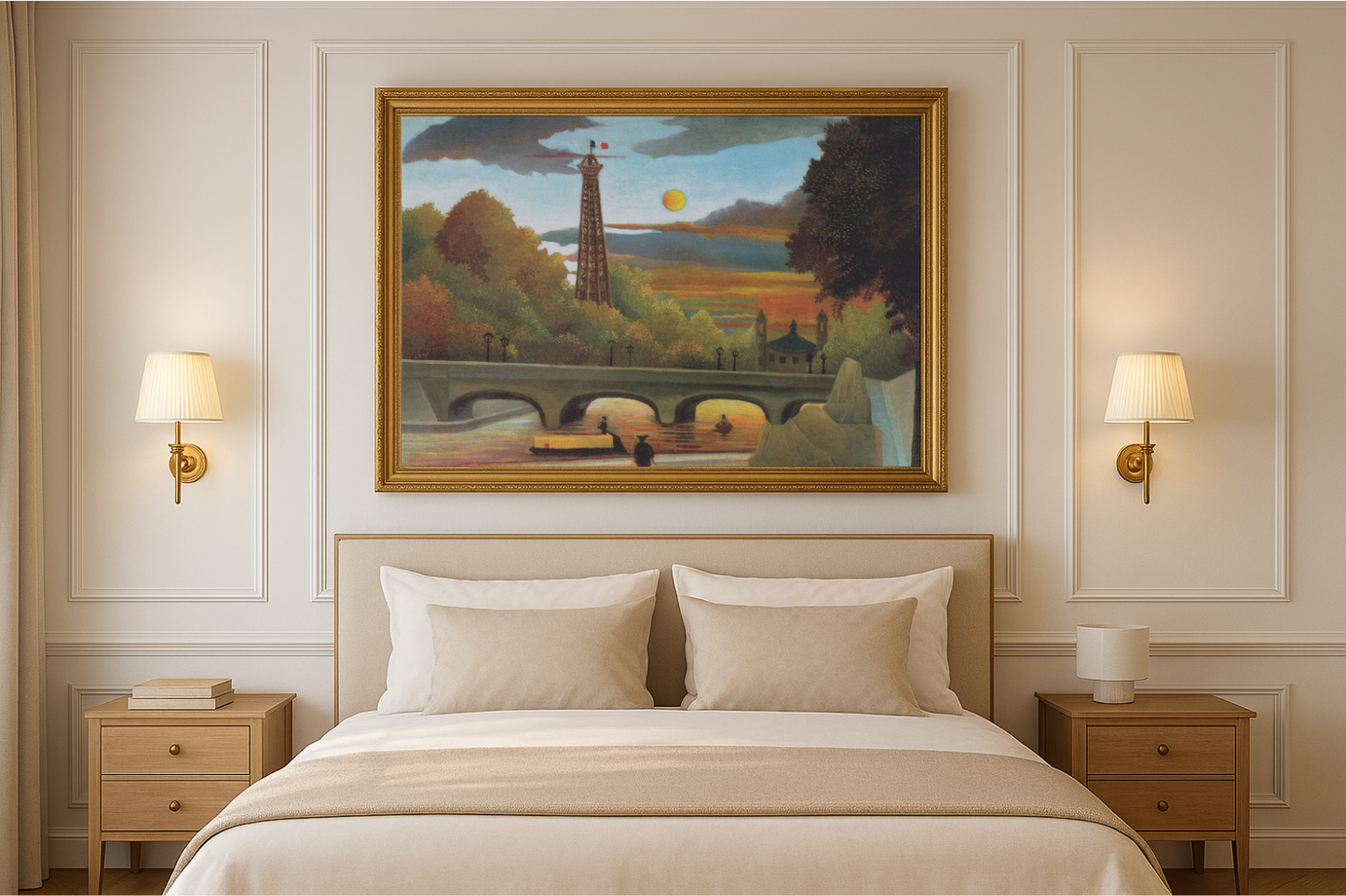 Senna e Torre Eiffel al tramonto - Henri Rousseau