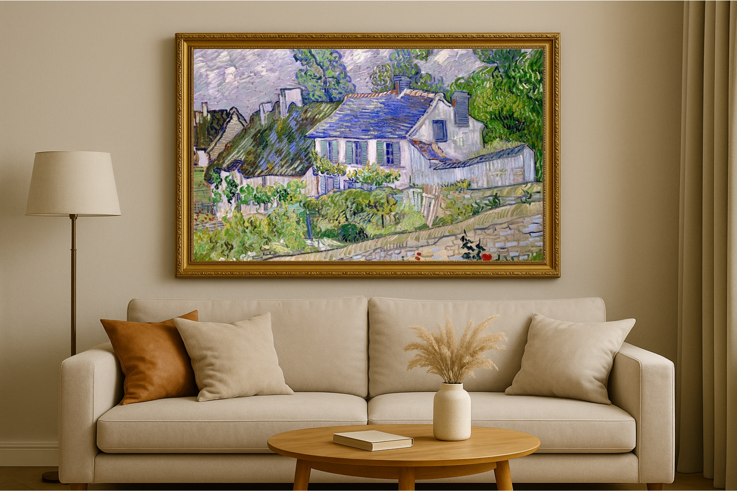 🏡 Case ad Auvers II – Vincent van Gogh (1890)