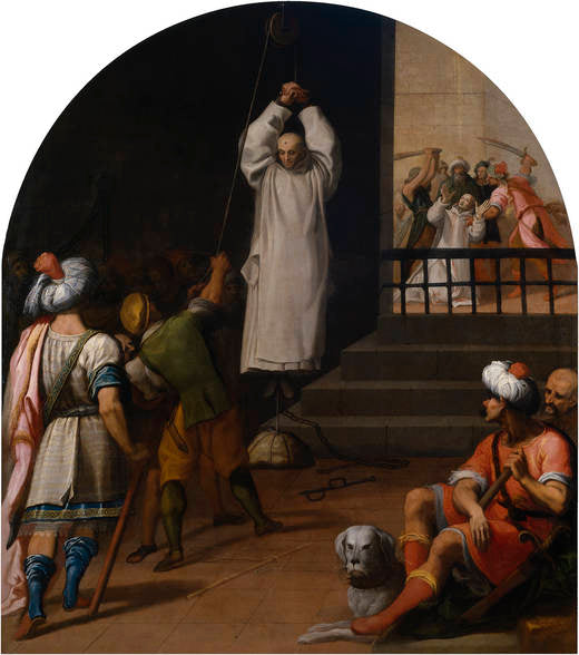 Le martyre du père Andrés, prieur de la chartreuse de Seiz - Vincenzo Carducci