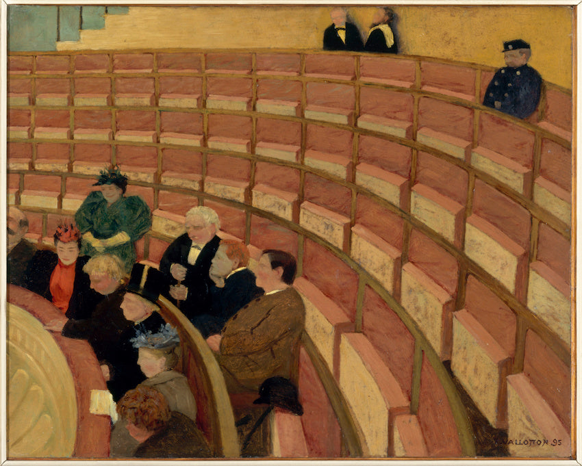 La Troisième galerie du théâtre du Châtelet - Félix Vallotton