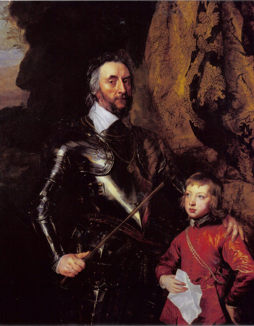 Double portrait de Thomas Howard, 21e comte d'Arundel (1585-1646) avec son petit-fils, Thomas Howard, plus tard 22e comte d'Arundel et 5e duc de Norfolk - Antoine van Dyck