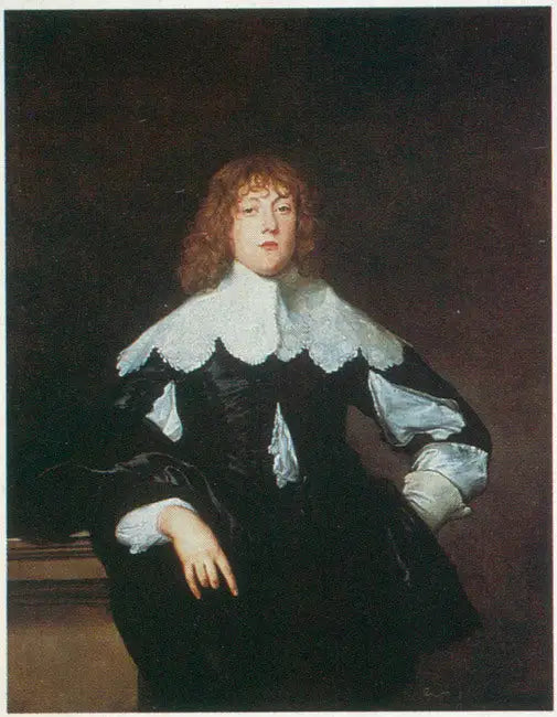 Sir John Borlase 1er baron député (1619-1672) - Antoine van Dyck - Alpha Reproduction